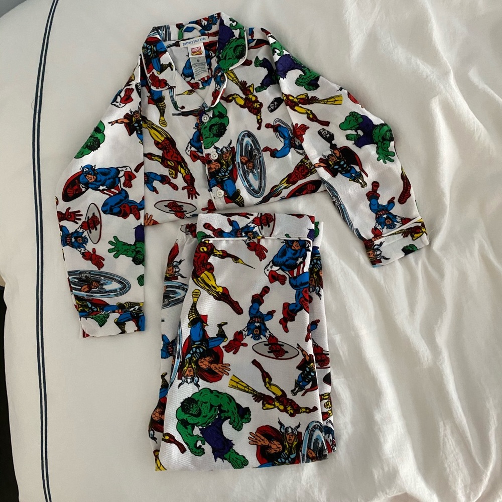 Pottery Barn Kids Marvel Comics Pajamas